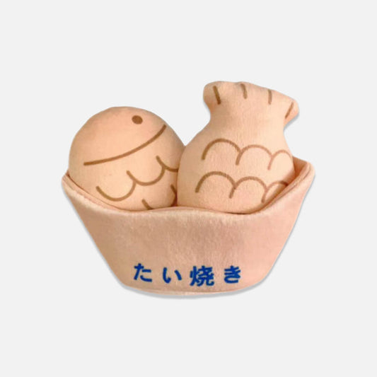 Taiyaki Squeaky Catnip Toys